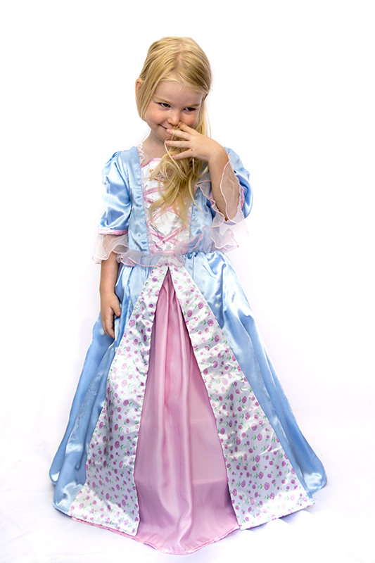 Barbie princess blue jelmez